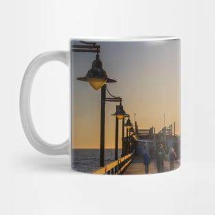 Namibia. Swakopmund. Pier. Sunset. Mug